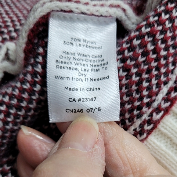 🎉Host Pick🎉 Talbots Plaid Collared Poncho - Picture 8 of 9